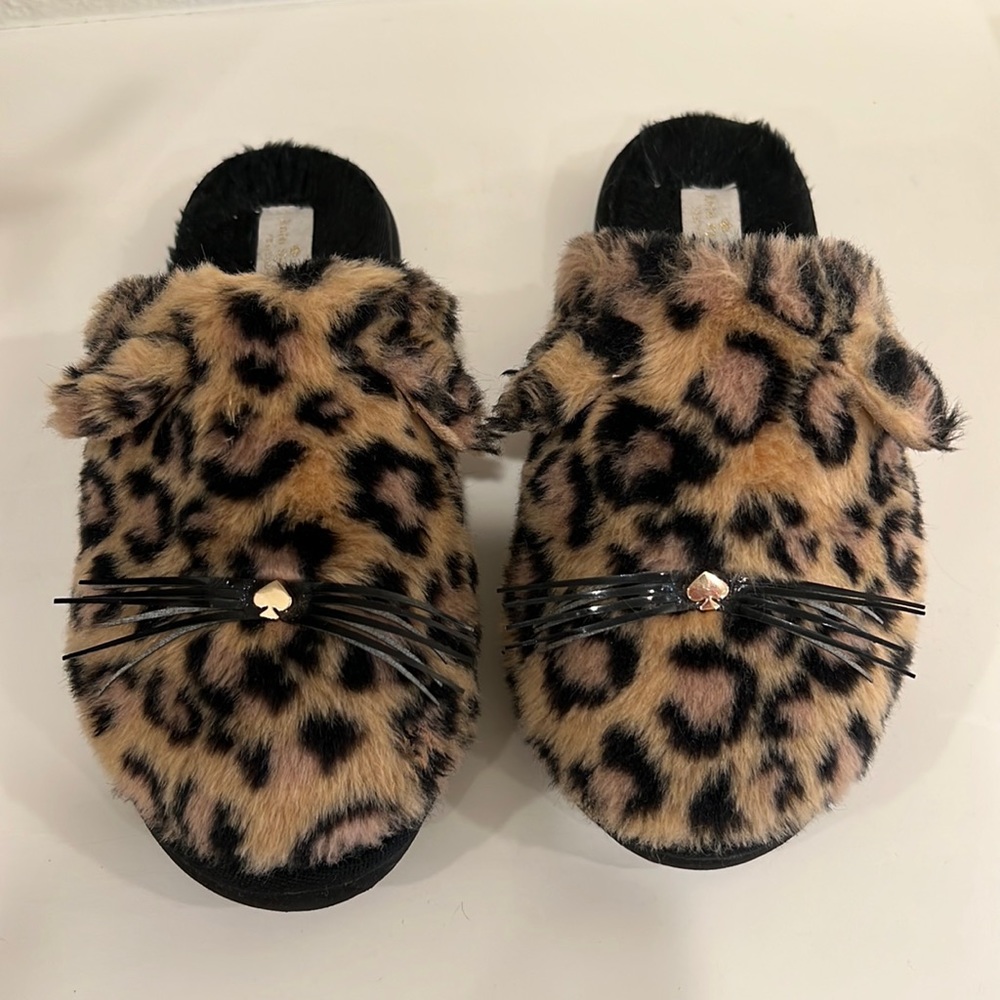 Kate Spade leopard slippers